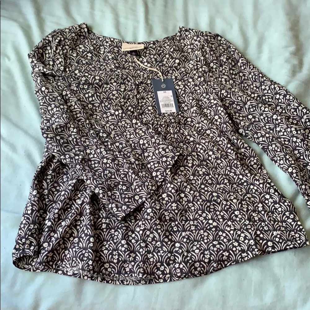 Target Floral Pattern Peasant Top